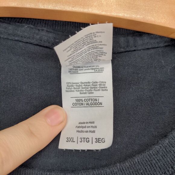 Gildan Heavy Cotton Men's I Am A Man Of The Norse Graphic T-Shirt Black 3XL - Picture 11 of 14